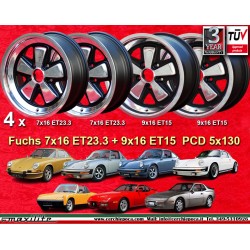 Porsche Fuchs 7x16 ET23.3 9x16 ET15 5x130 RSR style 911 -1989, 914 6, 944 -1986, turbo -1989 cerchi wheels jantes felgen llantas