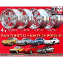4 jantes Fuchs 7x16 + 8x16 5x130 Porsche 911  911 -1989 914-6 944 -1986 turbo -1989