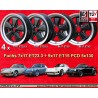 4 jantes Fuchs 7x17 + 9x17 5x130 Porsche 911  911 -1989 914-6 944 -1986 turbo -1989