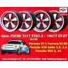 4 wheels Fuchs 7x17 + 10x17 5x130 Porsche 911  911 -1989 914-6 944 -1986 turbo -1989