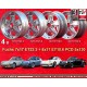 4 cerchi Fuchs 7x17 ET23.3 + 8x17 ET10.6 5x130 Porsche 911 