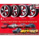 4 llantas Fuchs 7.5x17 + 9x17 5x130 Porsche 944  944 1987- 944S 944S2 968 928 964 993 996 Boxster 986