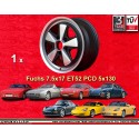 1 llanta Fuchs 7.5x17 5x130 Porsche 944  944 1987- 944S 944S2 968 928 964 993 996 Boxster 986 anodized look