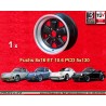 1 cerchio Fuchs 8x16 ET10.6 5x130 Porsche 911  matt black/diamond cut