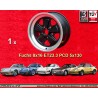1 cerchio Fuchs 8x16 ET23.3 5x130 Porsche 911  matt black/diamond cut