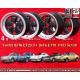 4 wheels Fuchs 8x16 + 9x16 5x130 Porsche 911  911 SC Carrera -1989 944 -1986 turbo -1989 