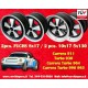 4 llantas Fuchs 8x17 + 10x17 5x130 Porsche 911  911 SC Carrera -1989 turbo -1987