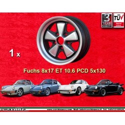 Porsche Fuchs 8x17 ET10.6 5x130 anodized look 911 SC, Carrera -1989, turbo -1987 cerchio wheel jante felge llanta