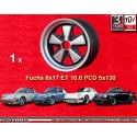 1 cerchio Fuchs 8x17 ET10.6 5x130 Porsche 911  anodized look