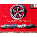 1 llanta Fuchs 8x17 5x130 Porsche 911  911 SC Carrera -1989 turbo -1987 RSR style