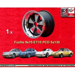 Fuchs 9x15 ET15 5x130 RSR style 911 SC, Carrera -1987 back axle cerchio wheel jante llanta felge