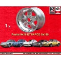 1 wheel Fuchs 9x16 5x130 Porsche 911  911 SC Carrera -1989 turbo -1989 fully polished