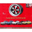 1 jante Fuchs 9x16 5x130 Porsche 911  911 SC Carrera -1989 turbo -1989 anodized look