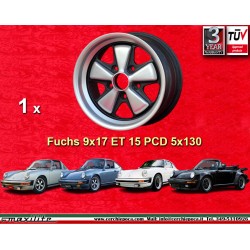 Porsche Fuchs 9x17 ET15 5x130 anodized look 911 SC, Carrera -1989, turbo -1987 cerchio wheel jante felge llanta