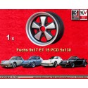 1 wheel Fuchs 9x17 5x130 Porsche 911  911 SC Carrera -1989 turbo -1987 anodized look