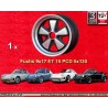1 wheel Fuchs 9x17 5x130 Porsche 911  911 SC Carrera -1989 turbo -1987 anodized look