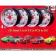 4 jantes OE steel 5.5x15 4x130 Volkswagen Porsche 914  914 Beetle 67- Karmann Ghia 67- Typ 3 411 412 Porsche silver