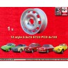 1 wheel TZ 5.5x15 4x130 Porsche VW Beetle  Beetle 67- Karmann Ghia 67- Type 3 411 412 silver