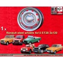 1 jante OE 4x13 3x130 Renault Renault  Renault 4 1961-93 4x13  PCD 3x130  ET28 silver silver