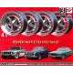 Rover Jensen  6x15 ET33 5x127 anthracite/diamond cut Interceptor, Rover P5 P6 cerchi wheels jantes llantas felgen