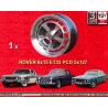 1 Felge XJS 6x15 5x127 Jensen Rover P5  P5 P6 Interceptor anthracite/diamond cut