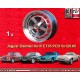 1 wheel XJS 6x15 5x120.65 Jaguar XJ6  XJ6 12 serie 1-3 XJS anthracite/diamond cut