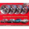 4 llantas XJS 6x15 5x120.65 Jaguar XJ6  XJ6 12 serie 1-3 XJS anthracite/diamond cut