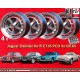 Jaguar Daimler  6x15 ET35 5x120.65 anthracite/diamond cut XJ6 12 Series 1-3, XJS cerchi wheels jantes llantas felgen
