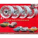 Ford WCHE 7x15 ET25 5x112 silver/diamond cut 107 116 123 124 126 HO cerchi wheels jantes felgen llantas