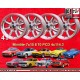 4 Felgen Minilite 7x15 4x114.3 Triumph Datsun 240Z  240Z 260Z 280Z 280 ZX Triumph TR2 TR3 TR3A TR4 TR4 TR5 TR250 TR6 sil