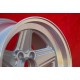 1 jante Penta 8x15 5x108 Lancia Ferrari Ferrari 308GTB Lancia Stratos group 4 silver/diamond cut