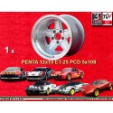 1 jante Penta 12x15 5x108 Lancia Ferrari Ferrari  Ferrari 308GTB Lancia Stratos group 4 silver/diamond cut
