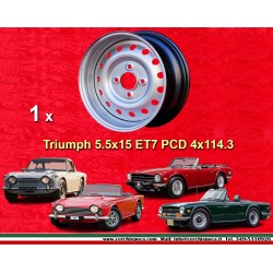 1 cerchio OE 5.5x15 ET1 4x114.3 Triumph Triumph  silver
