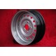 1 cerchio OE 5.5x15 4x114.3 Triumph Triumph 1967-76 TR5/6 5.5x15  PCD 4x114.3  ET7  silver. silver