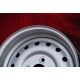 1 cerchio OE 5.5x15 4x114.3 Triumph Triumph 1967-76 TR5/6 5.5x15  PCD 4x114.3  ET7  silver. silver