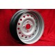 1 cerchio OE 5.5x15 4x114.3 Triumph Triumph 1967-76 TR5/6 5.5x15  PCD 4x114.3  ET7  silver. silver