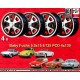 4 Felgen Baby Fuchs 5.5x15 4x130 Volkswagen Porsche 914-4  914-4 VW Beetle 1968-- Karmann Ghia Typ 34 black/diamond cut