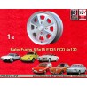 1 Felge Babyfuchs 5.5x15 4x130 Volkswagen Porsche 914-4  914-4 VW Beetle 1968-- Karmann Ghia Typ 34 silver/diamond cut