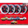 4 llantas Fuchs 6x16 5x130 Porsche 911  911 -1989 914-6 matt black/diamond cut