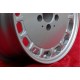 Mercedes Gullideckel 7x15 ET25 5x112 silver 107 116 123 124 126 201 202 210 HO cerchio wheel jante llanta felge