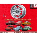 1 wheel Jupiter 5.5x13 4x130 Skoda MB1000  MB1000 MB1100 105 110 120 130 silver