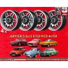 4 cerchi Jupiter 5.5x13 ET23 4x130 Skoda MB1000  black/polished