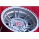 Fiat Cromodora CD80  8x13 ET-3 4x98 silver 124 Spider, Coupe cerchi wheels jantes llantas felgen