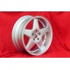4 Felgen Polaris 7x17 5x108 Volvo 140/160 240/260 740/760/780 940/960 silver