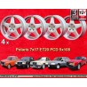 4 wheels Polaris 7x17 5x108 Volvo 140  140 160 240 260 740 760 780 940 960 silver