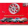 1 cerchio Minilite 5.5x15 ET30 4x114.3 Saab 90  silver/diamond cut