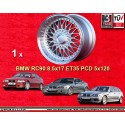 1 jante RC90 8.5x17 5x120 BMW E36  E36 E46 3 series silver/diamond cut