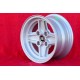 4 wheels RS 7x13 4x108 Ford Escort Mk1-2 Capri Cortina silver