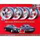 4 llantas Penta 8x16 5x112 Mercedes R107  R107 1986-89 silver/diamond cut