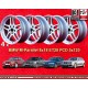 4 cerchi M-Parallel 8x18 5x120 BMW serie 3 E36 E46  silver/diamond cut